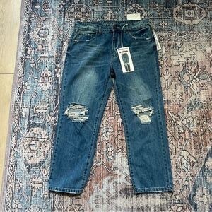 GoGo Jeans Ex-Boyfriend Distressed Jeans NWT Size 13